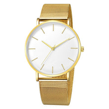 Load image into Gallery viewer, Men Watch Quartz Casual Watches Simple Metal Hour Reloj Quartz Watch Montre Mesh Stainless Steel erkek kol saati masculino clock (4956896657539)