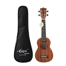 Load image into Gallery viewer, Aiersi brand 21 inch ukelele mahogany Soprano gecko ukulele musical instrument guitar 4 string Hawaiian mini guitarre (4956978249859)