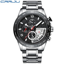 Load image into Gallery viewer, Men’s Watches CRRJU Top Luxury Brand Fashion Quartz Men Watch Waterproof Chronograph Business Wristwatch Relogio Masculino (4956898164867)