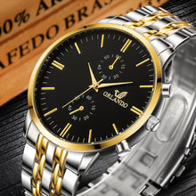 Load image into Gallery viewer, Men's Watch 2020 Luxury Brand Orlando Men's Quartz Watch Business Men's Men's Clock Gentleman Casual Fashion Watch (4956897083523)