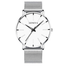 Load image into Gallery viewer, 2019 Minimalist Men's Fashion Ultra Thin Watches Simple Men Business Stainless Steel Mesh Belt Quartz Watch Relogio Masculino (4956896690307)