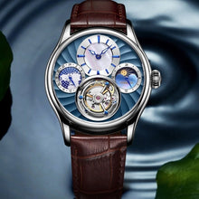 Load image into Gallery viewer, Guanqin 100% Real Tourbillon Mechanical Watch Men Wrist Mens Watches Top Brand Luxury Skeleton Watch Clock Man Relogio Masculino (4956896624771)