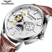 Load image into Gallery viewer, GUANQIN 2020 business watch men Automatic Luminous clock men Tourbillon waterproof Mechanical watch top brand relogio masculino (4956896559235)