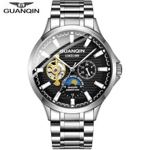 Load image into Gallery viewer, GUANQIN 2020 business watch men Automatic Luminous clock men Tourbillon waterproof Mechanical watch top brand relogio masculino (4956896559235)