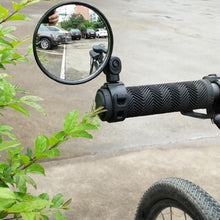 Load image into Gallery viewer, Fahrrad Rück Lenker Spiegel Radfahren Rückansicht MTB Bike Silikon Griff Rückspiegel (4956978151555)