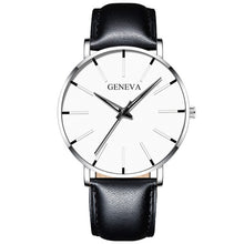 Load image into Gallery viewer, Luxury Fashion Mens Minimalist Watches Ultra Thin black Stainless Steel Mesh Band Watch Men Business Casual Analog Quartz clock (4956897935491)