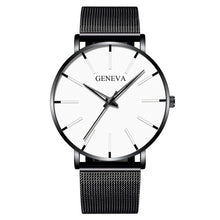 Load image into Gallery viewer, Reloj hombre 2020 dos homens relógios minimalistas ultra fino malha cinto relógio de luxo masculino negócio casual quartzo relógio de pulso (4956896919683)