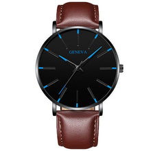 Load image into Gallery viewer, Reloj hombre 2020 dos homens relógios minimalistas ultra fino malha cinto relógio de luxo masculino negócio casual quartzo relógio de pulso (4956896919683)