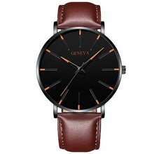 Load image into Gallery viewer, Reloj hombre 2020 dos homens relógios minimalistas ultra fino malha cinto relógio de luxo masculino negócio casual quartzo relógio de pulso (4956896919683)