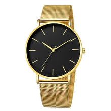 Load image into Gallery viewer, Luxury Watch Men Mesh Ultra-thin Stainless Steel Black Bracelet Wristwatches Male Watch Clock reloj hombre relogio masculino (4956896723075)