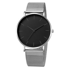 Load image into Gallery viewer, Montre de luxe hommes maille Ultra-mince acier inoxydable Quartz montre-bracelet mâle horloge reloj hombre relogio masculino livraison gratuite (4956896886915)
