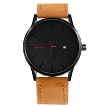 Load image into Gallery viewer, Männer Uhren Mode Leder Quarzuhr Männer Casual Sport Männlichen erkek kol saati Armbanduhr Montre Hombre Relogio Masculino (4956897443971)