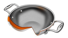 Load image into Gallery viewer, Stahl Triply Stainless Steel Artisan Kadhai with Lid, 4318, 18cm, 1-Piece, Silver (5065330065539)
