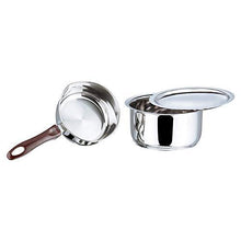 Load image into Gallery viewer, Vinod Capsule Bottom Tope (1.4Ltr) with lid &amp; Regaular Saucepan (0.8Ltr)(Induction Friendly) (5065328787587)
