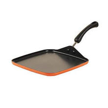 Load image into Gallery viewer, Meyer Aluminum Non-Stick Square Tawa , 28 cm , Orange (3 mm Thick) (5065324986499)
