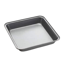 Load image into Gallery viewer, Alda Square Non Stick Carbon Steel Cake Tin, 20cm, 1-Piece, Black (5065323643011)
