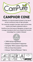 Load image into Gallery viewer, CamPure Camphor Cone, 45 Days Scent for Cars, Room Freshener with Mosquito Repellent Properties (Lavender) (5065351725187)
