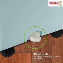Load image into Gallery viewer, WOTRA Easywring E Quick Deluxe Spin Cleaning Bucket Mop with Easy Wheels with 3 Refills (Aqua ) S335 (5065328394371)
