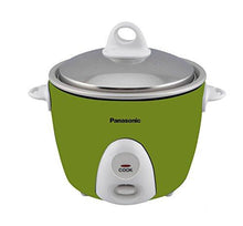 Load image into Gallery viewer, Panasonic SR-G06 0.6 Liter 300-Watt Automatic Rice Cooker Apple Green (5065337077891)
