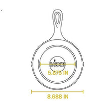 Load image into Gallery viewer, Lodge 8 Inch Cast Iron Skillet. Small Pre-Seasoned Skillet for Stovetop, Oven, or Camp Cooking (5065330098307)
