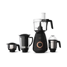 Load image into Gallery viewer, Philips HL7707/00 Mixer Grinder, 750W, 4 Jars (Black) (5065330917507)

