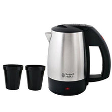 Load image into Gallery viewer, Russell Hobbs RJK500T Stainless Steel 1000W 0.5 L Electric Travel Kettle(Black) (5065337962627)
