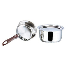 Load image into Gallery viewer, Vinod Capsule Bottom Tope (1.4Ltr) with lid &amp; Regaular Saucepan (0.8Ltr)(Induction Friendly) (5065328787587)

