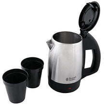 Load image into Gallery viewer, Russell Hobbs RJK500T Stainless Steel 1000W 0.5 L Electric Travel Kettle(Black) (5065337962627)
