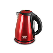 Load image into Gallery viewer, Black + Decker BXKE1801IN 1.8-Litre Stainless Steel Electric Kettle (Red) (5065337471107)
