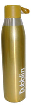 Load image into Gallery viewer, Dubblin Stainless Steel Thermos Flask Hot Cold Water 750 ML Trendy Bottle Dolphin (Golden Yellow) (5065361031299)
