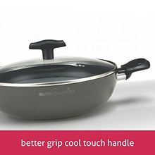 Load image into Gallery viewer, Alda Graphito Non Stick Aluminium Wok with Lid, 28cm, 1-Piece, Black (5065324003459)
