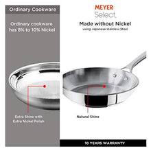 Load image into Gallery viewer, Meyer Select Stainless Steel Frypan, 24 cm, Induction and Gas Compatible (5065325838467)
