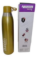 Load image into Gallery viewer, Dubblin Stainless Steel Thermos Flask Hot Cold Water 750 ML Trendy Bottle Dolphin (Golden Yellow) (5065361031299)
