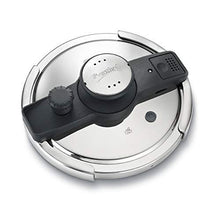 Load image into Gallery viewer, Prestige Clip On Aluminium Handi Pressure Cooker with Glass Lid, 5 Litres, Black (5065328558211)
