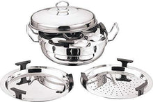 Load image into Gallery viewer, Vinod Stainless Steel Multipurpose Kadai, 6-Pieces, Silver (5065327476867)
