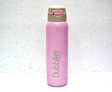 Load image into Gallery viewer, DUBBLIN 'Robot' Stainless Steel Water Bottle,500ML, Pink, Pack OF1 HOT &amp; Cold Thermos Flask Insulated Water Bottle by ASHA &amp; Agency (5065356640387)
