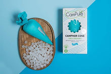 Load image into Gallery viewer, CamPure Camphor Cone, 45 Days Scent for Cars, Room Freshener with Mosquito Repellent Properties (Original) (5065351954563)
