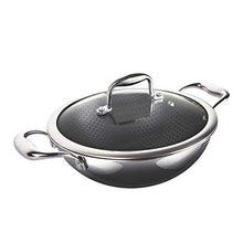 Load image into Gallery viewer, Alda 3 Ply Nero Stainless Steel Wok Pan with Lid 20 cm (5065323839619)
