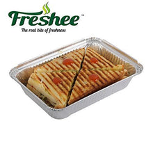 Load image into Gallery viewer, Freshee Pack of 25 pcs Aluminium Silver Foil Container 750ml, Food Storage Disposable Containers with Lid for Kitchen (5065342288003)
