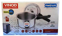 Load image into Gallery viewer, Vinod Bhaktee Triply Platinum 10/8 Stainless Steel Pressure Cooker, 3 L (5065329770627)
