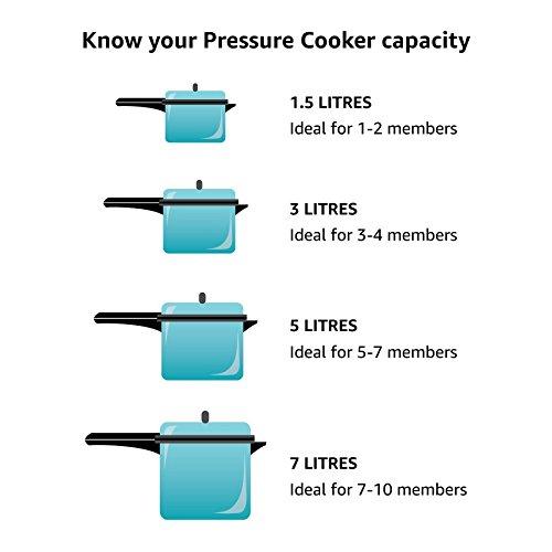 Prestige clip on aluminium pressure online cooker