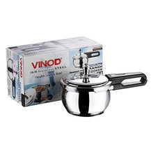 Load image into Gallery viewer, Vinod 18/8 Stainless Steel Splendid Plus Pressure Cooker -2.5 Ltr (Induction Friendly) (5065329868931)
