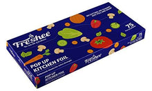 Load image into Gallery viewer, Freshee 75 Pre Cut Aluminium Foil Sheet 30 cm x 27 cm,Pop up Kitchen Foil,Just Pull and Wrap Thicker Aluminium Sheet for Roasting, Grill Lining (5065341829251)
