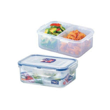 Load image into Gallery viewer, Lock&amp;Lock Rectangular Food Container with Divider, 460ml, Transparent (5065369616515)

