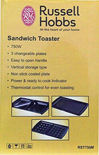 Load image into Gallery viewer, Russell Hobbs Sandwich Toaster RST750M – With Triangle Plate + Grill Plate + Waffle Plate (5065336520835)
