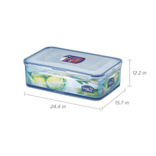 Load image into Gallery viewer, Lock&amp;Lock Classics HPL833 Rectangular Food Container, 3.6 litres, Transparent (5065367847043)
