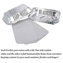 Load image into Gallery viewer, Freshee Pack of 25 pcs Aluminium Silver Foil Container 750ml, Food Storage Disposable Containers with Lid for Kitchen (5065342288003)
