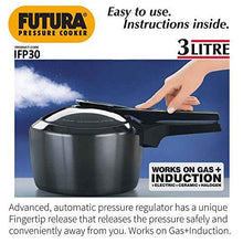 Load image into Gallery viewer, Hawkins Futura Hard Anodised Induction Compatible Pressure Cooker, 3 Litre (5065325445251)
