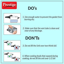 Load image into Gallery viewer, Prestige Clip On Aluminium Handi Pressure Cooker with Glass Lid, 5 Litres, Black (5065328558211)
