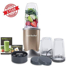 Load image into Gallery viewer, Nutribullet PRO High Speed Blender/Mixer/Smoothie Maker - 900 Watts - 12 Pcs Set; Champagne (5065327607939)
